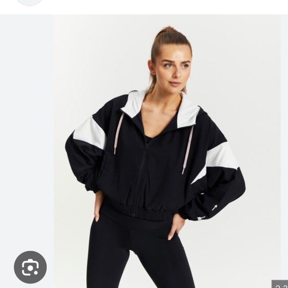 BNWT. Anthropology THE UPSIDE Sargasso Micah jacket.XL. Navy/cream - Picture 2 of 5